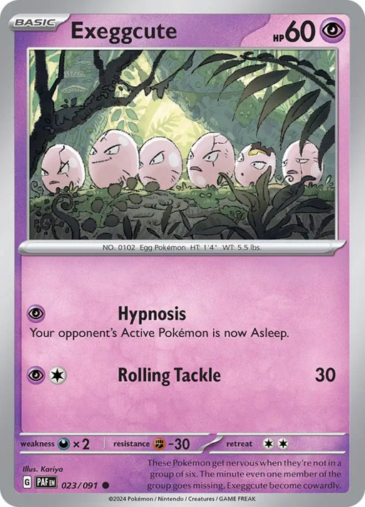 Exeggcute (023/091) [Scarlet & Violet: Paldean Fates] - Pokemon Single