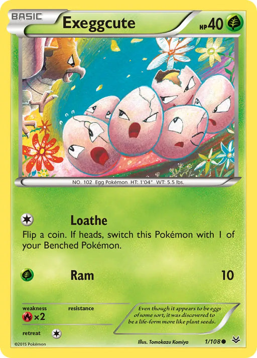 Exeggcute (1/108) [XY: Roaring Skies] - Pokemon Single