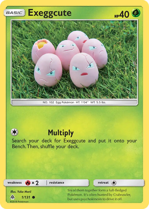 Exeggcute (1/131) [Sun & Moon: Forbidden Light] - Pokemon Single
