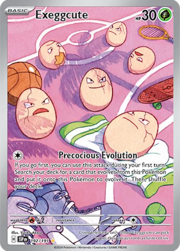 Exeggcute (192/191) [Scarlet & Violet: Surging Sparks] - Pokemon Single