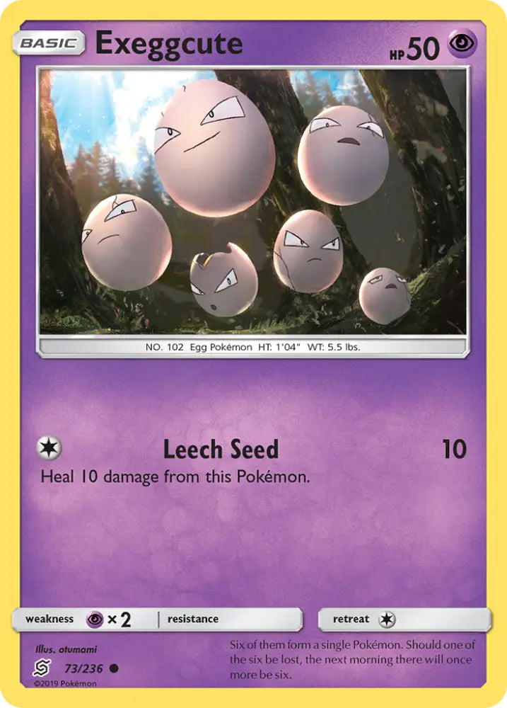 Exeggcute (73/236) [Sun & Moon: Unified Minds] - Pokemon Single