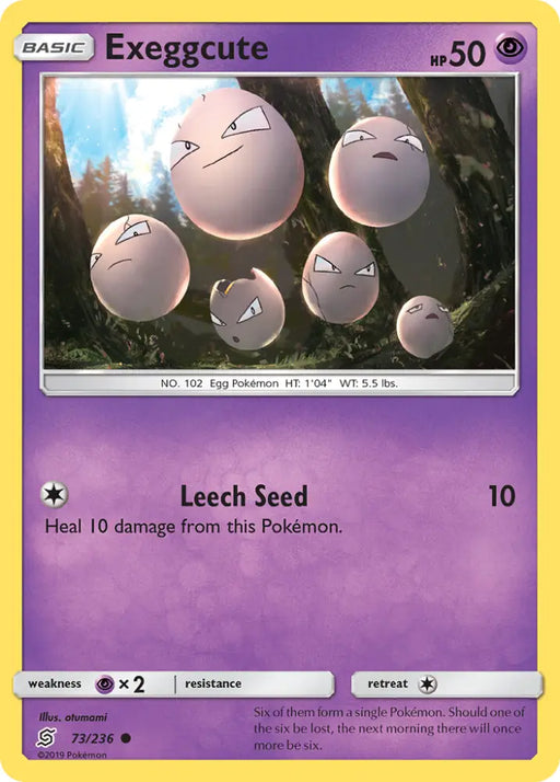 Exeggcute (73/236) [Sun & Moon: Unified Minds] - Pokemon Single
