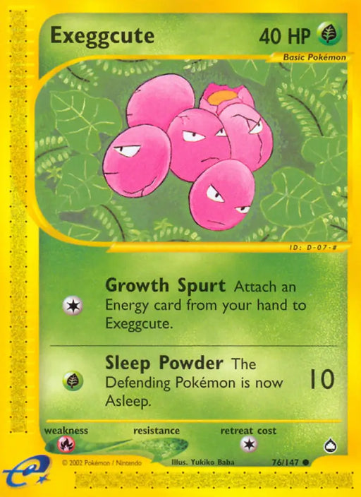Exeggcute (76/147) [Aquapolis] - Pokemon Single