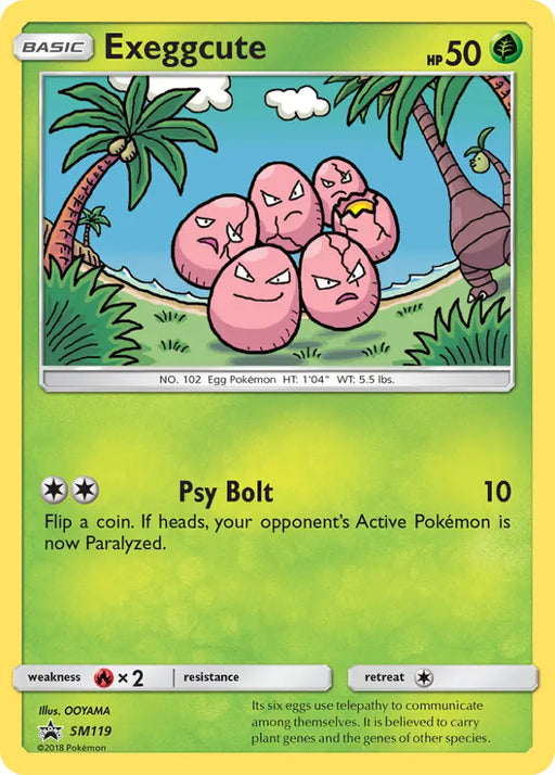 Exeggcute (SM119) [Sun & Moon: Black Star Promos] - Pokemon Single