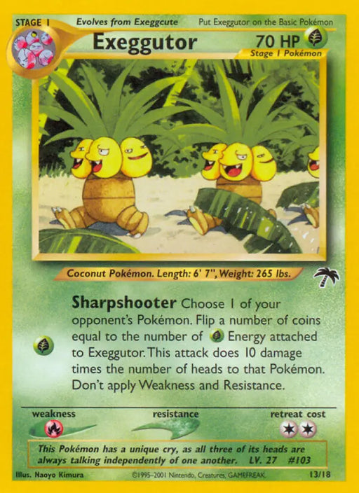 Exeggutor (13/18) [Southern Islands] - Pokemon Single