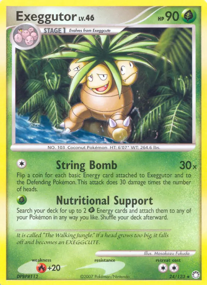 Exeggutor (24/123) [Diamond & Pearl: Mysterious Treasures] - Pokemon Single