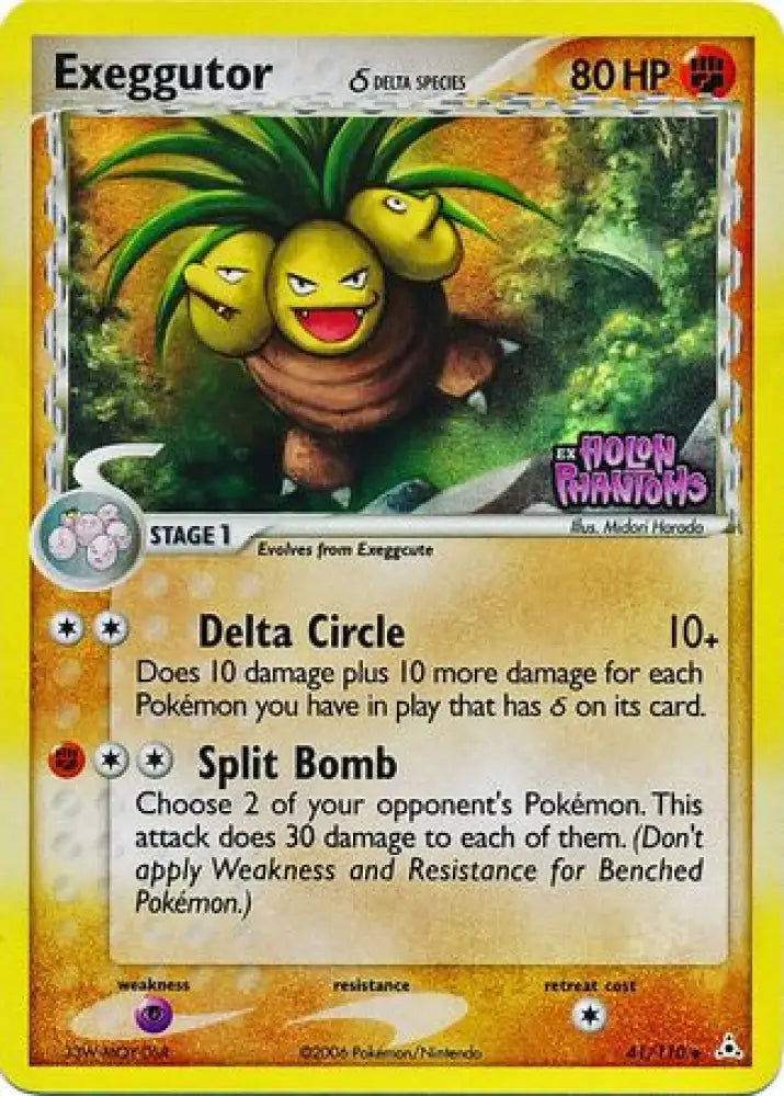 Exeggutor (41/110) (Delta Species) (Stamped) [EX: Holon Phantoms] - Pokemon Single