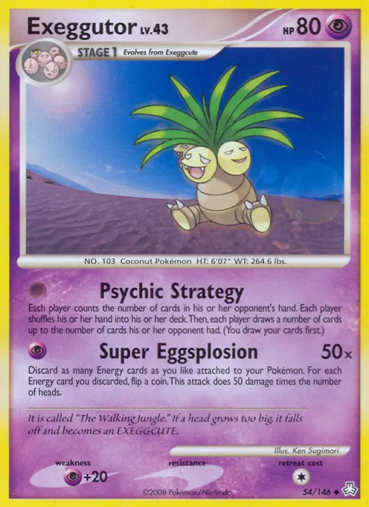 Exeggutor (54/146) [Diamond & Pearl: Legends Awakened] - Pokemon Single