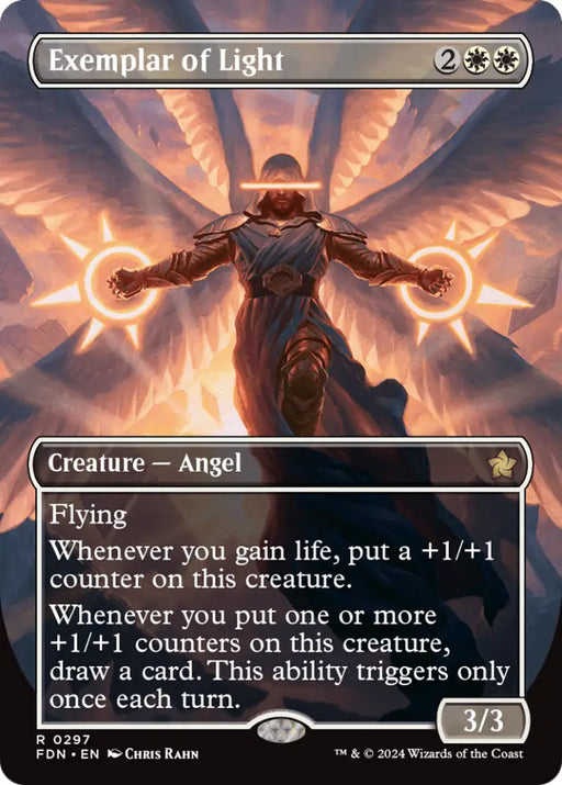 Exemplar of Light (Borderless) [Foundations] - MTG Single
