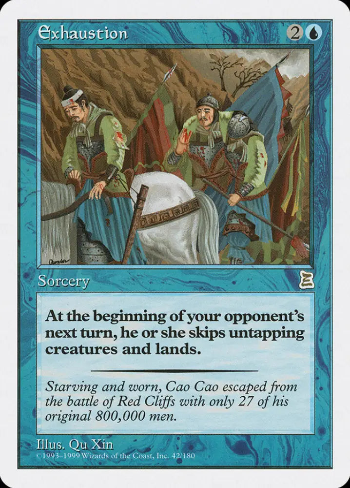 Exhaustion [Portal Three Kingdoms] - MTG Single