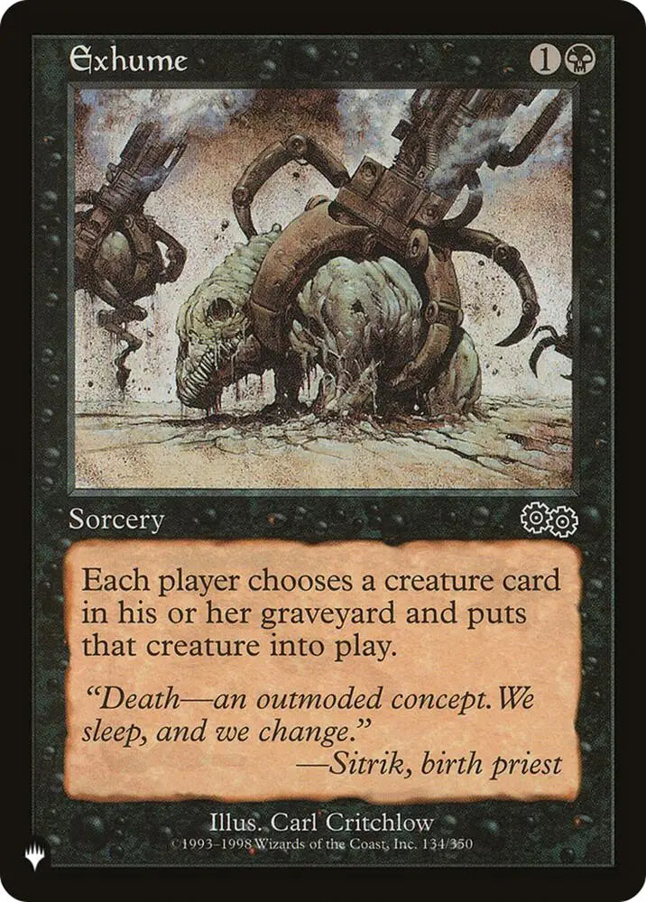 Exhume (134) [The List]