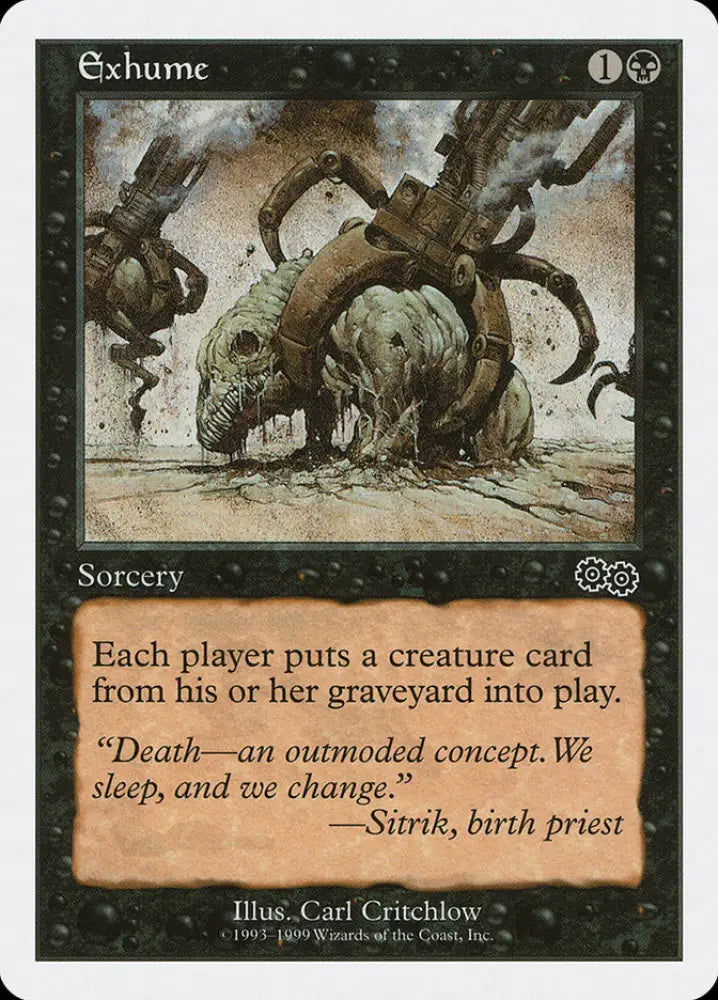 Exhume [Battle Royale] - MTG Single