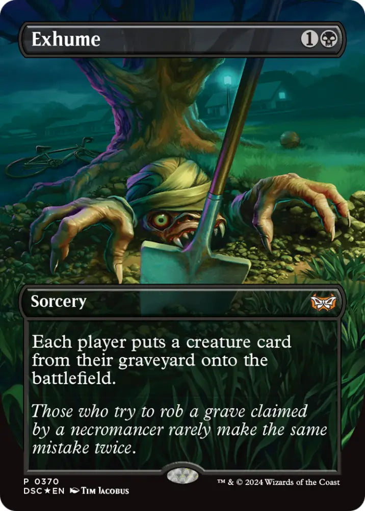 Exhume (Borderless) [Duskmourn: House of Horror Commander] - MTG Single