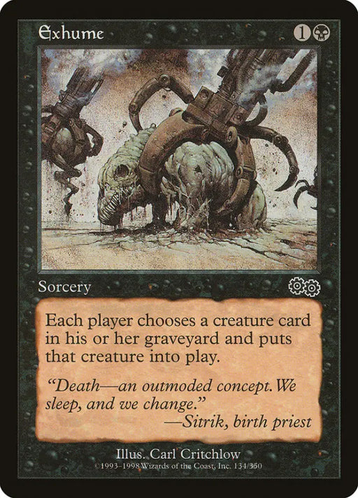 Exhume [Urza’s Saga] - MTG Single