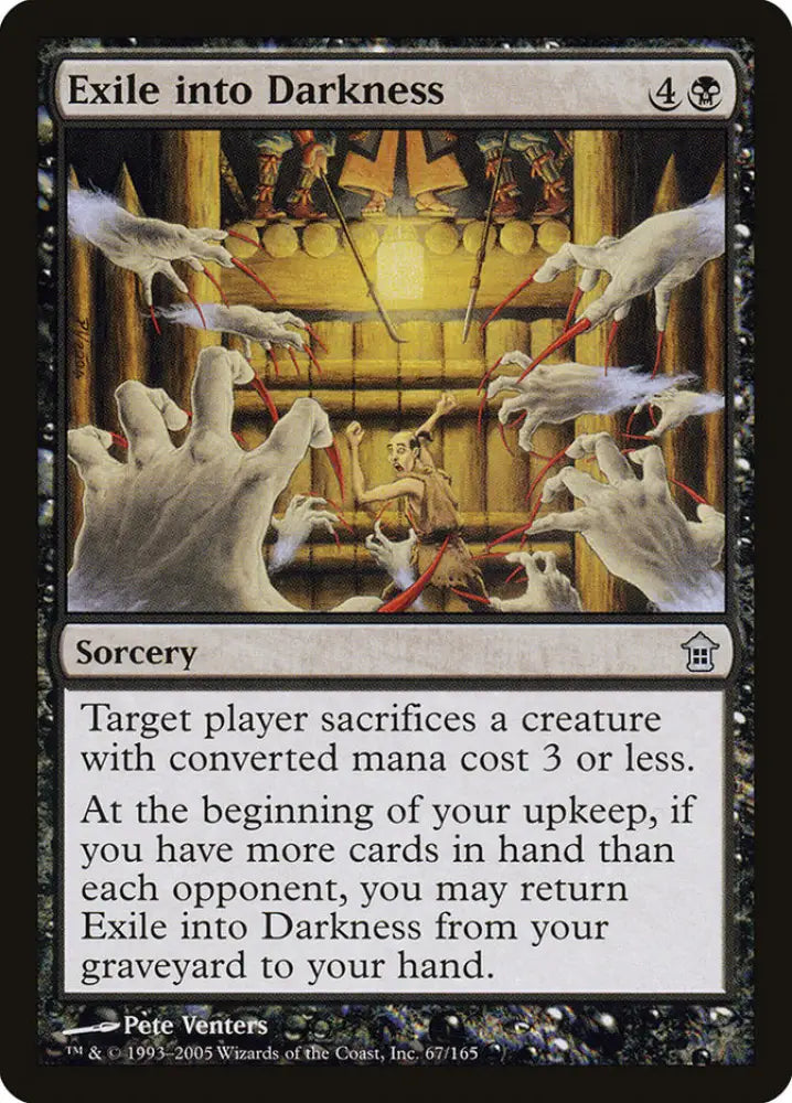 Exile into Darkness [Saviors of Kamigawa] - MTG Single