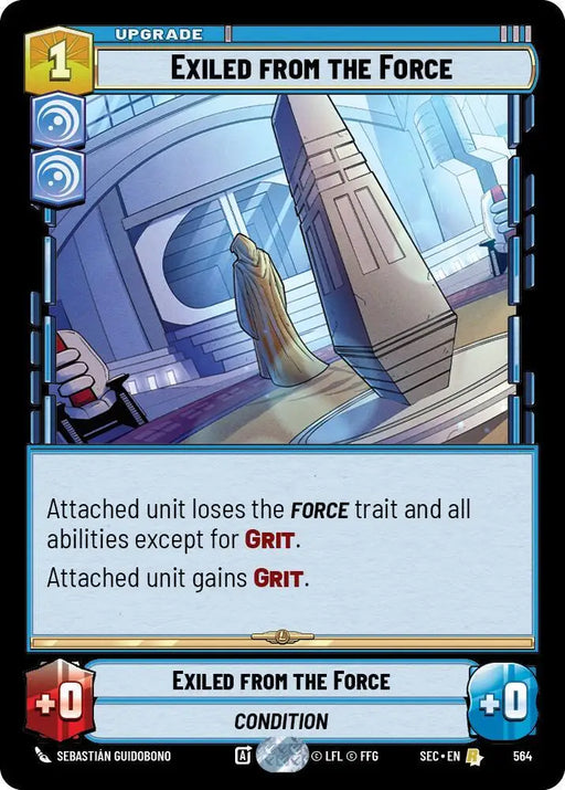 Exiled from the Force (Foil) (564) [Secrets of Power]