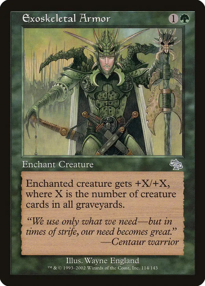 Exoskeletal Armor [Judgment] - MTG Single