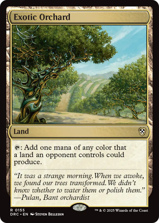 Exotic Orchard [Aetherdrift Commander] - MTG Single