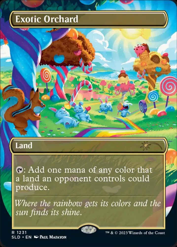 Exotic Orchard (Borderless) [Secret Lair Drop Series] - MTG Single