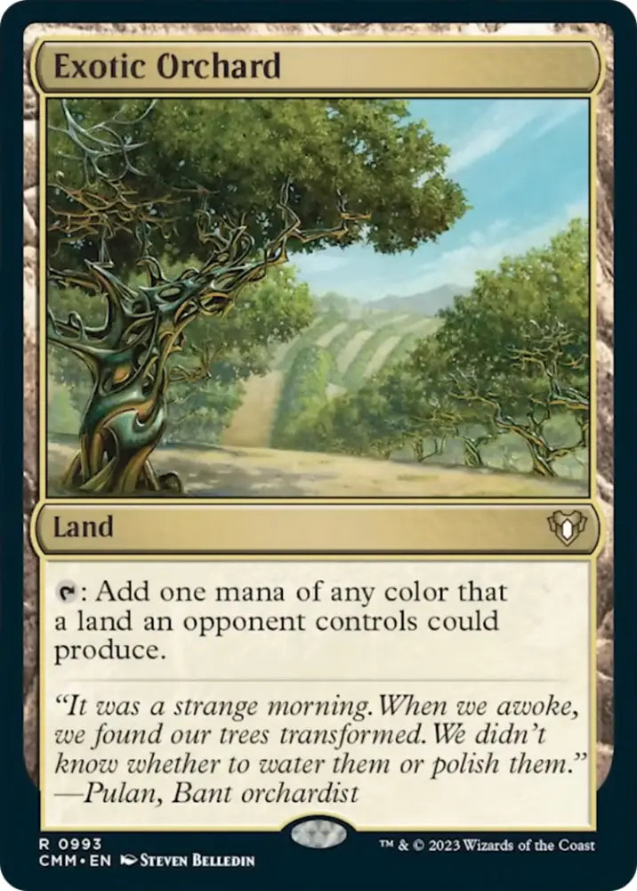 Exotic Orchard [Commander Masters] - MTG Single