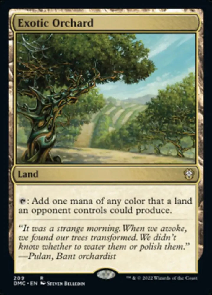 Exotic Orchard [Dominaria United Commander] - MTG Single