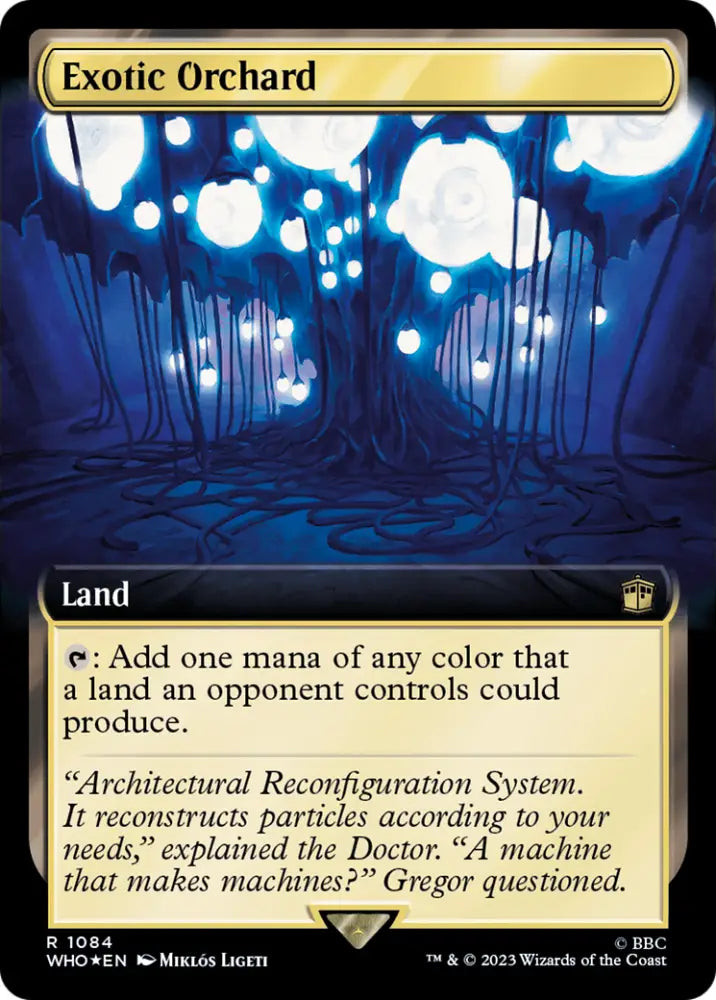 Exotic Orchard (Extended Art) (Surge Foil) [Doctor Who] - MTG Single