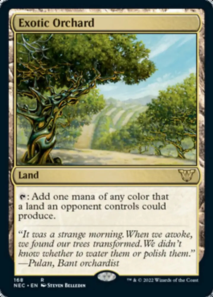 Exotic Orchard [Kamigawa: Neon Dynasty Commander] - MTG Single