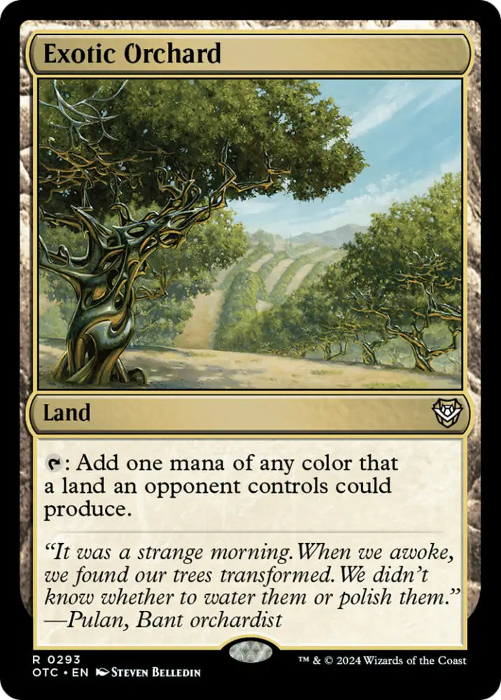 Exotic Orchard [Outlaws of Thunder Junction Commander] - MTG Single