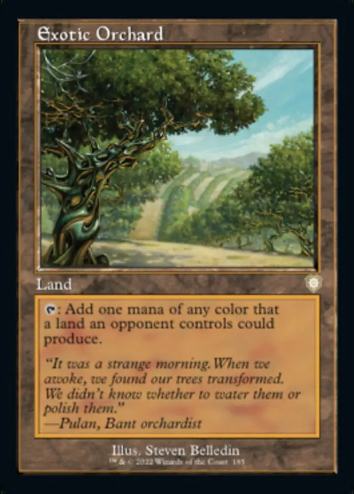 Exotic Orchard (Retro) [The Brothers’ War Commander] - MTG Single