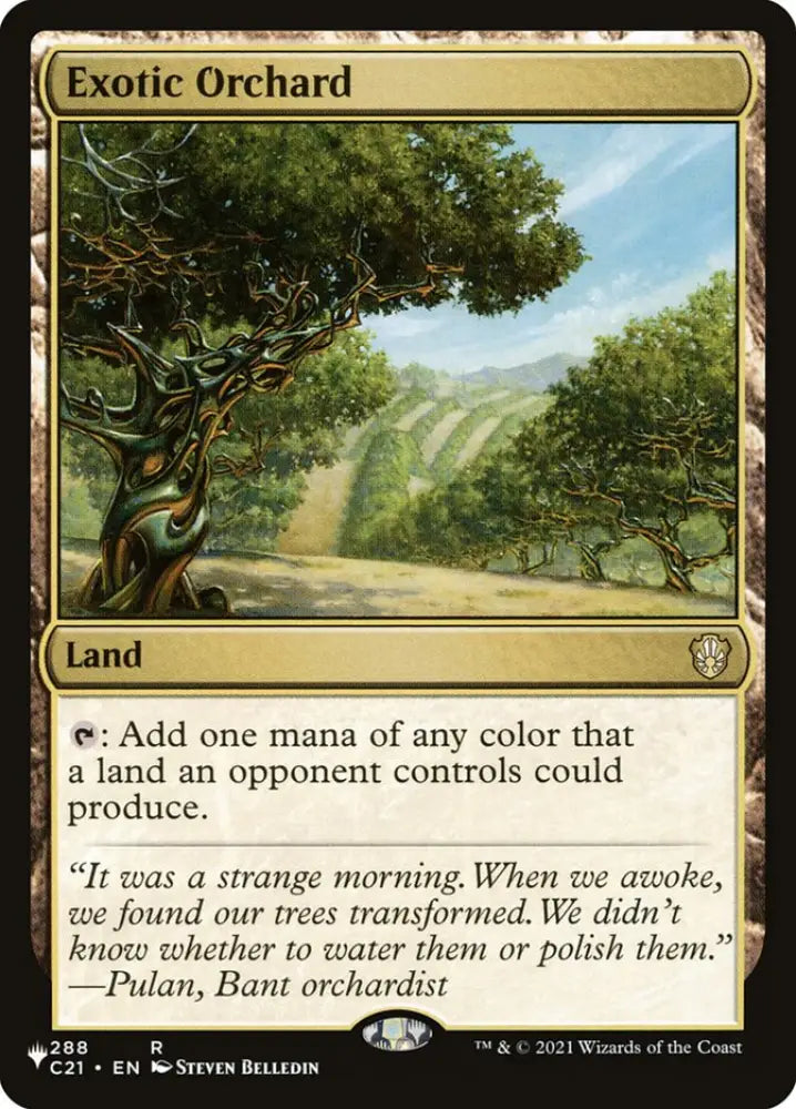 Exotic Orchard [Secret Lair: Heads I Win Tails You Lose] - MTG Single