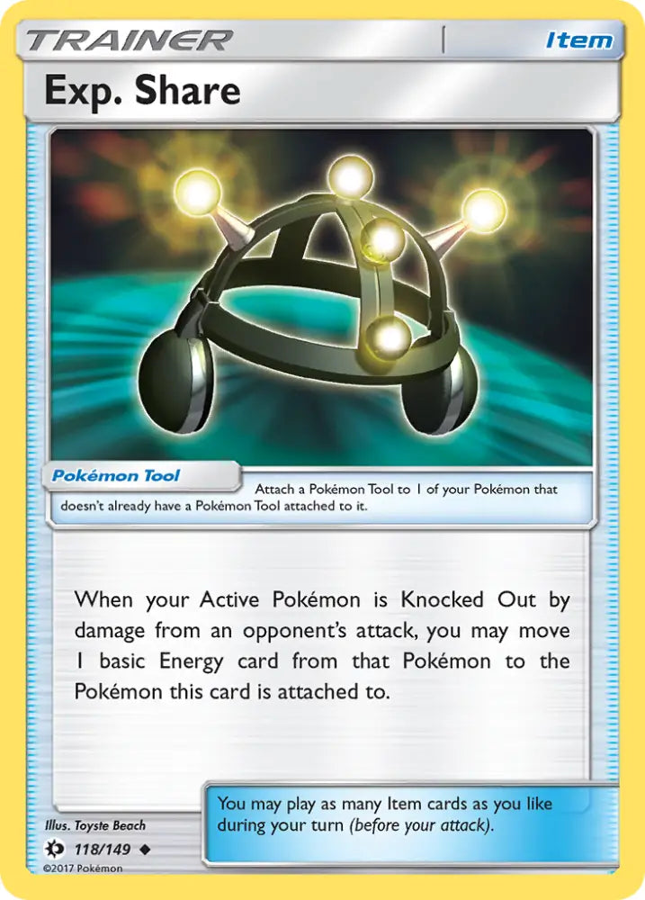 Exp. Share (118/149) [Sun & Moon: Base Set] - Pokemon Single