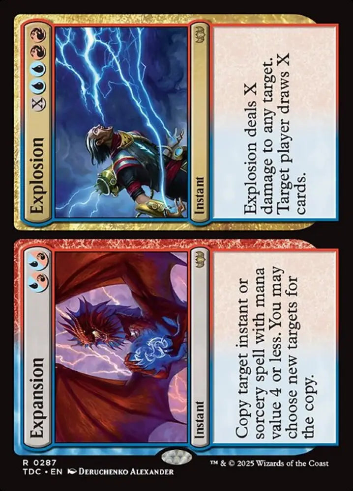 Expansion // Explosion (287) [Tarkir: Dragonstorm Commander]