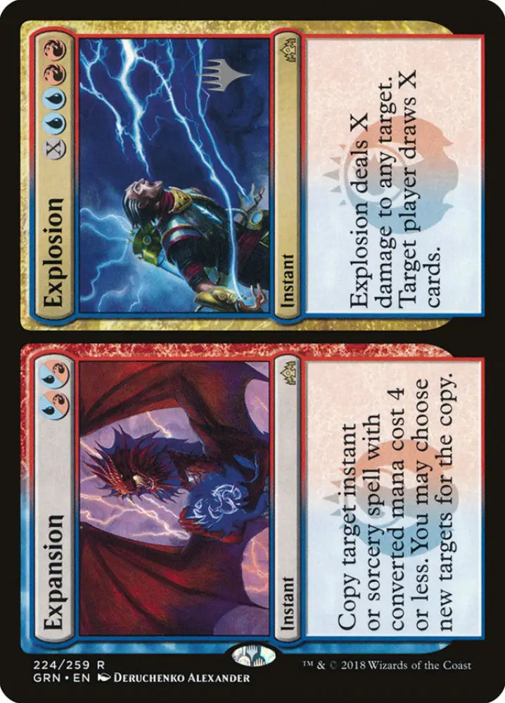 Expansion // Explosion (Promo Pack) [Guilds of Ravnica Promos] - MTG Single