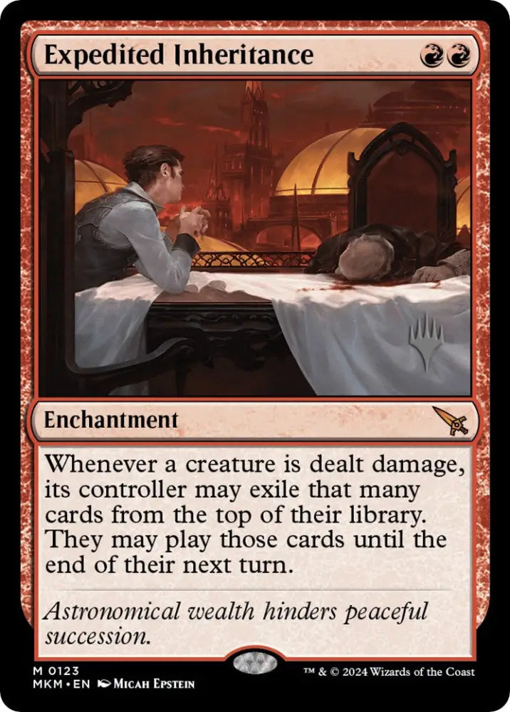 Expedited Inheritance (Promo Pack) [Murders at Karlov Manor Promos] - MTG Single