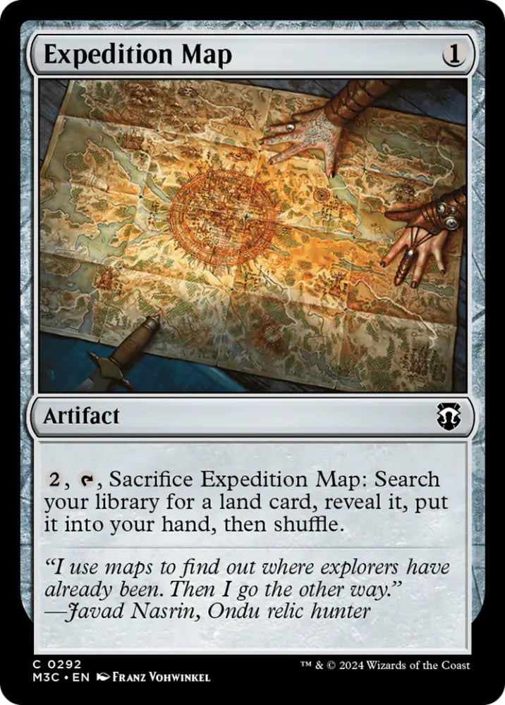 Expedition Map (Ripple Foil) [Modern Horizons 3 Commander] - MTG Single