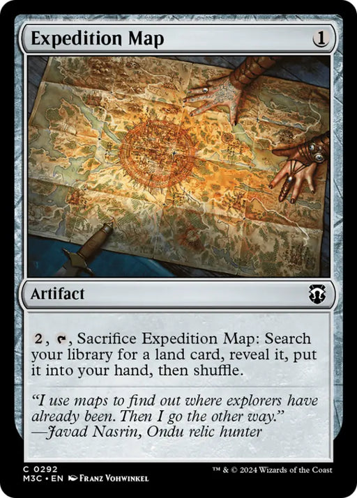 Expedition Map (Ripple Foil) [Modern Horizons 3 Commander] - MTG Single
