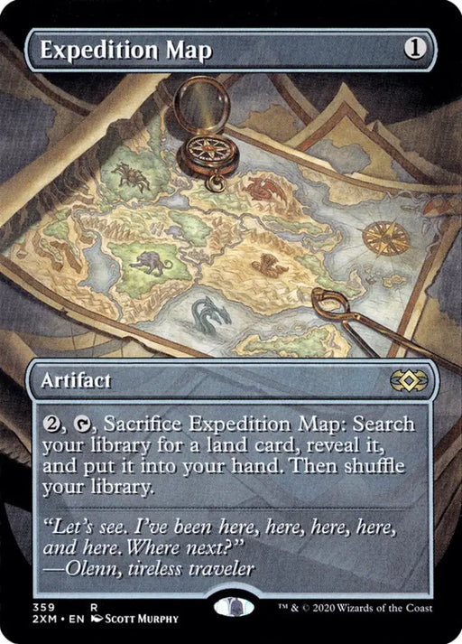 Expedition Map (Toppers) [Double Masters] - MTG Single
