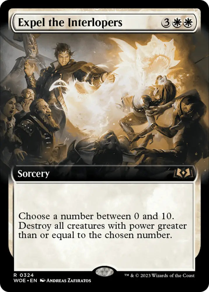 Expel the Interlopers (Extended Art) [Wilds of Eldraine] - MTG Single