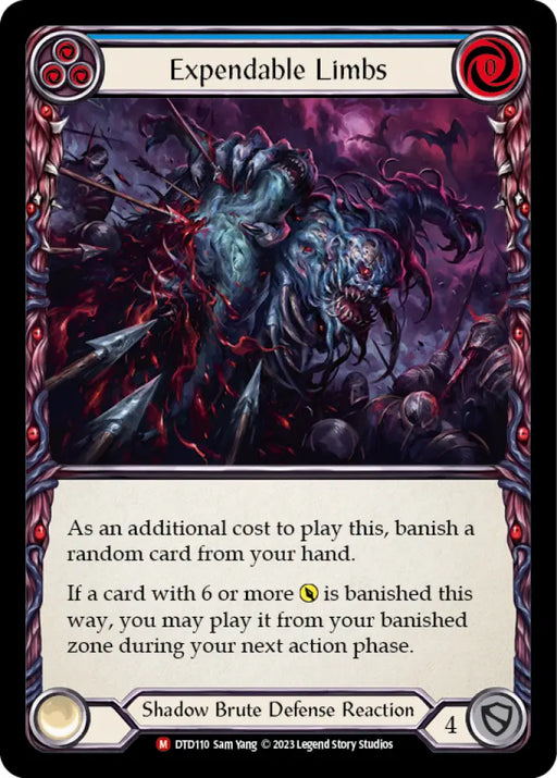 Expendable Limbs [Dusk Till Dawn] Rainbow Foil - Flesh And Blood Single