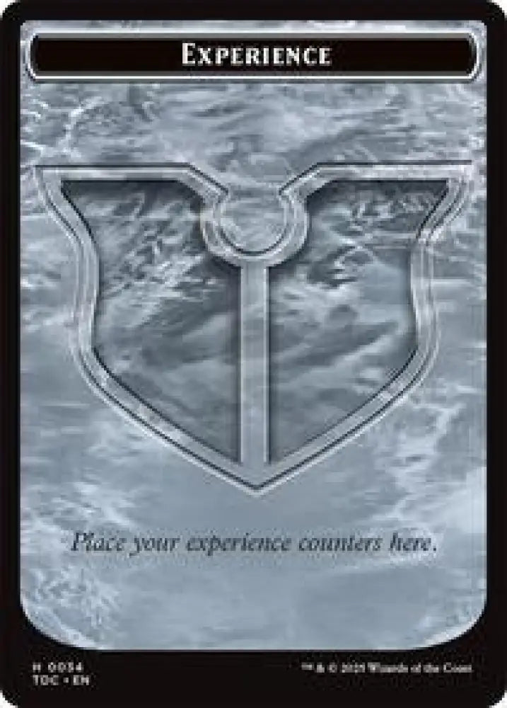 Experience // Treasure Double-Sided Token (34 // 16) [Tarkir: Dragonstorm Commander]