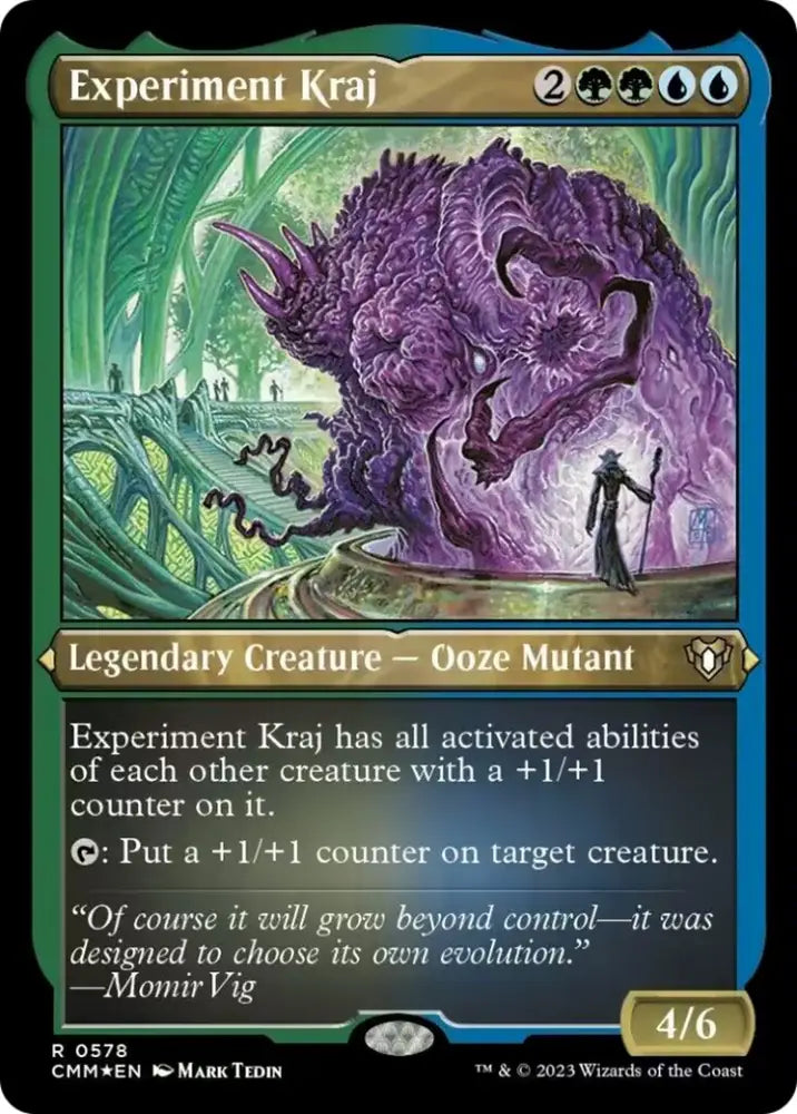 Experiment Kraj (Foil Etched) [Commander Masters] - MTG Single