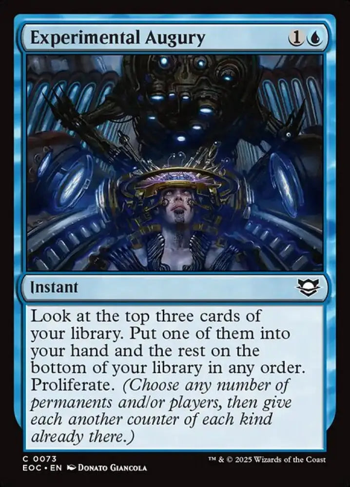Experimental Augury (73) [Edge of Eternities Commander]