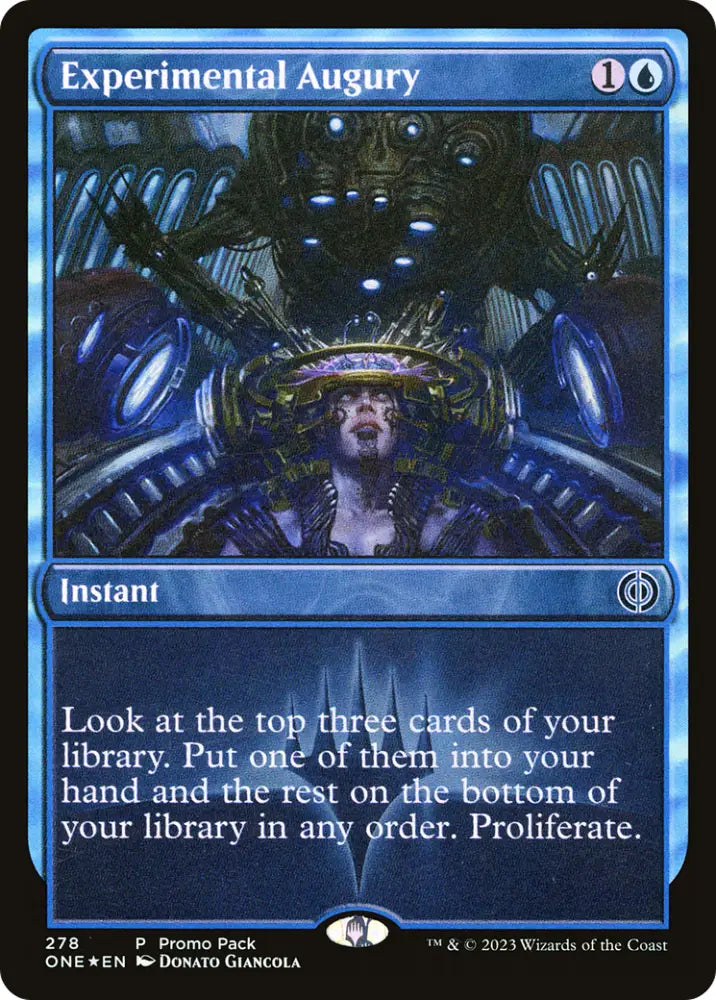 Experimental Augury (Promo Pack) [Phyrexia: All Will Be One Promos] - MTG Single