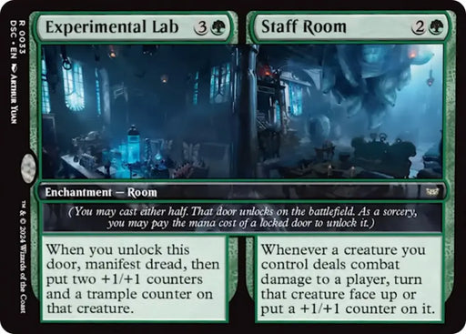 Experimental Lab // Staff Room [Duskmourn: House of Horror Commander] - MTG Single