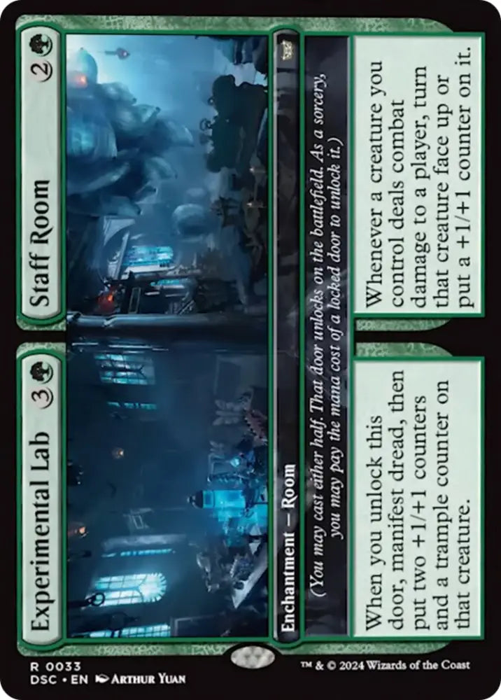 Experimental Lab // Staff Room [Duskmourn: House of Horror Commander] - MTG Single