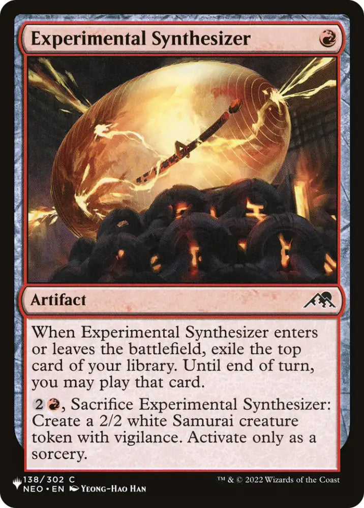 Experimental Synthesizer [The List] - MTG Single