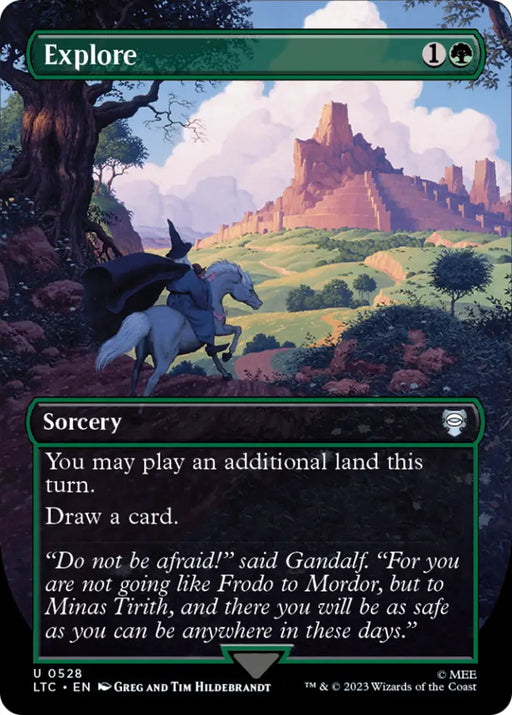 Explore (Borderless) [The Lord of the Rings: Tales of Middle-Earth Commander] - MTG Single
