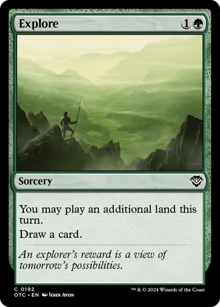 Explore [Outlaws of Thunder Junction Commander] - MTG Single