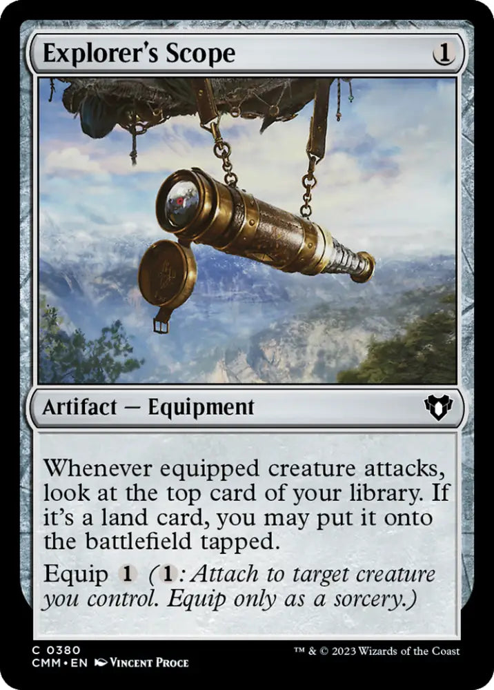 Explorer’s Scope [Commander Masters] - MTG Single