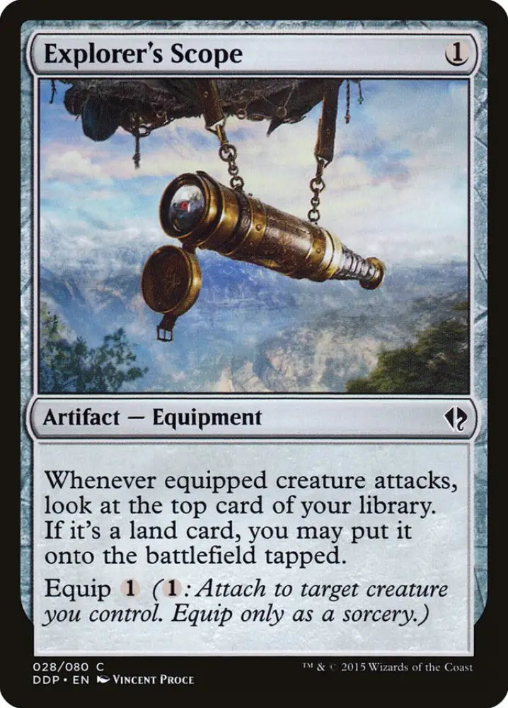 Explorer’s Scope [Duel Decks: Zendikar vs. Eldrazi] - MTG Single